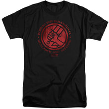 Load image into Gallery viewer, Hellboy Ii Bprd Logo Mens Tall T Shirt Black