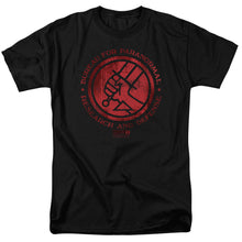Load image into Gallery viewer, Hellboy II Bprd Logo Mens T Shirt Black