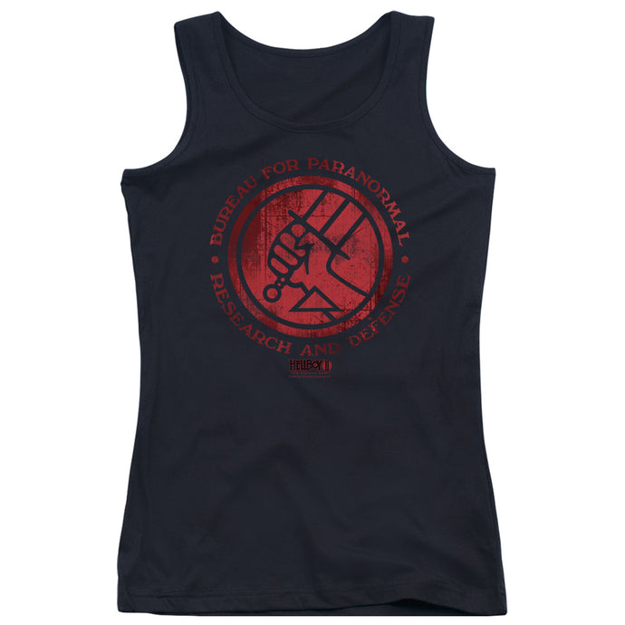 Hellboy II Bprd Logo Womens Tank Top Shirt Black