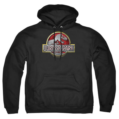 Jurassic Park Logo Mens Hoodie Black