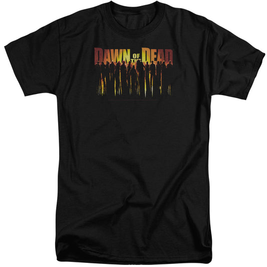 Dawn Of The Dead Walking Dead Mens Tall T Shirt Black Black