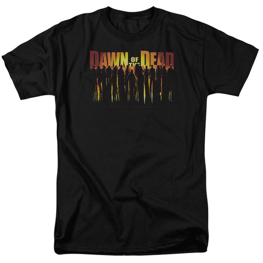 Dawn Of The Dead Walking Dead Mens T Shirt Black Black