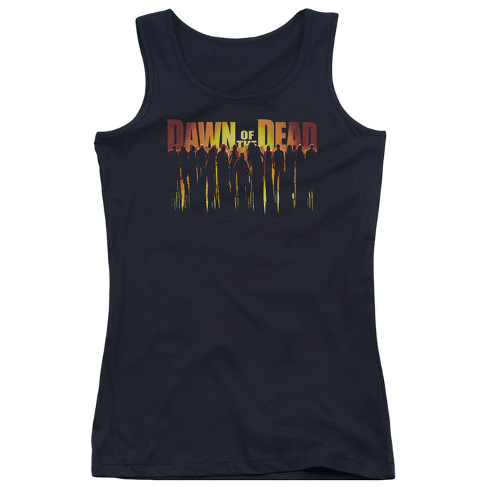 Dawn Of The Dead Walking Dead Womens Tank Top Shirt Black