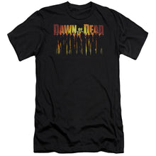Load image into Gallery viewer, Dawn Of The Dead Walking Dead Premium Bella Canvas Slim Fit Mens T Shirt Black