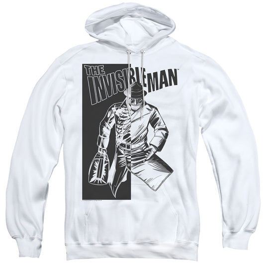 Universal Monsters Who I Am Mens Hoodie White