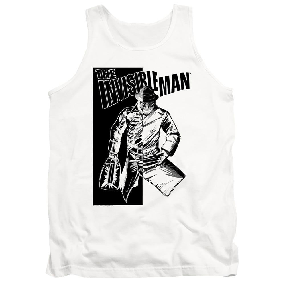 Universal Monsters Who I Am Mens Tank Top Shirt White