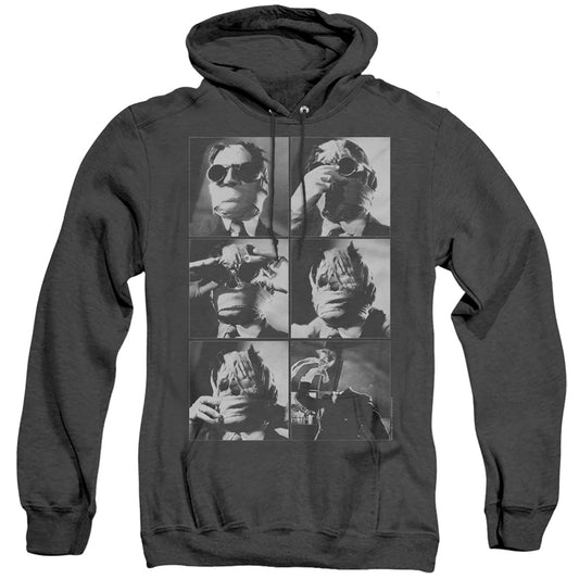 Universal Monsters I'll Show You Heather Mens Hoodie Black