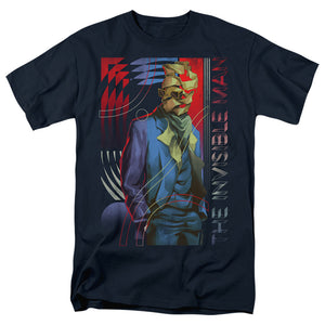 Universal Monsters Unravelling Mens T Shirt Navy Blue