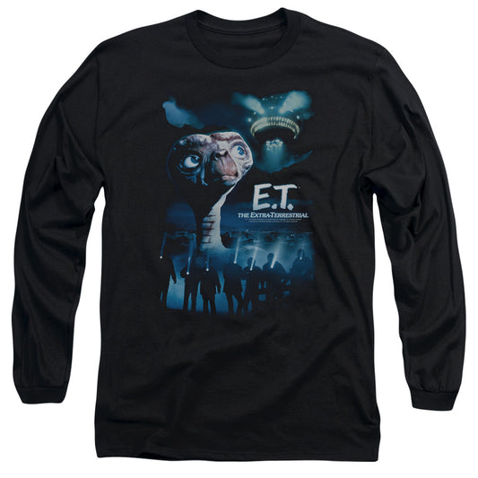 ET the Extra Terrestrial Going Home Mens Long Sleeve Shirt Black