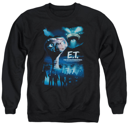 ET the Extra Terrestrial Going Home Mens Crewneck Sweatshirt Black
