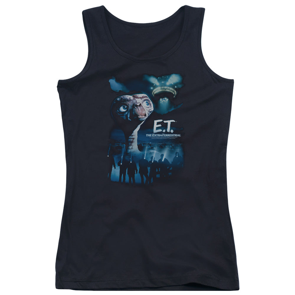 ET the Extra Terrestrial Going Home Womens Tank Top Shirt Black