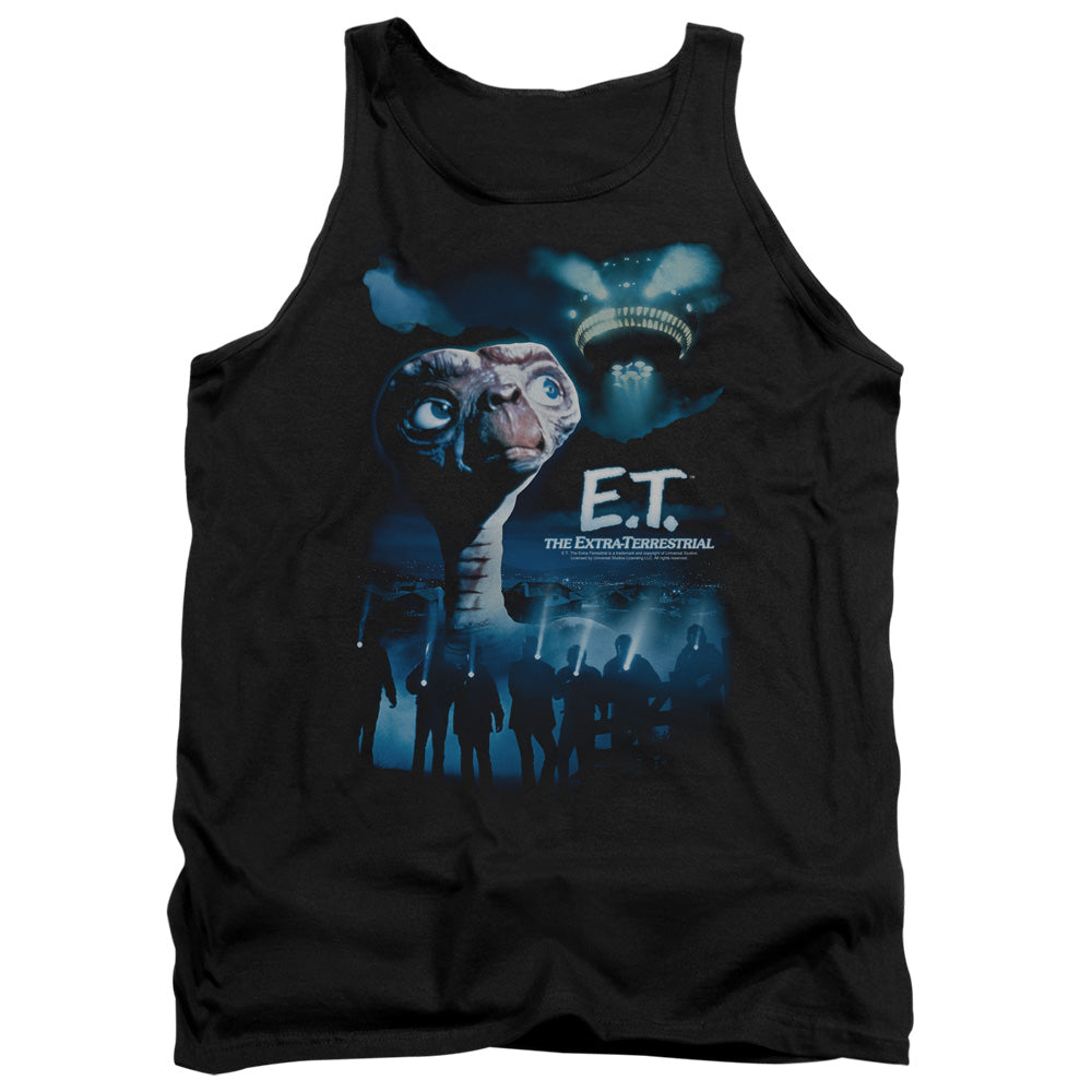 ET the Extra Terrestrial Going Home Mens Tank Top Shirt Black