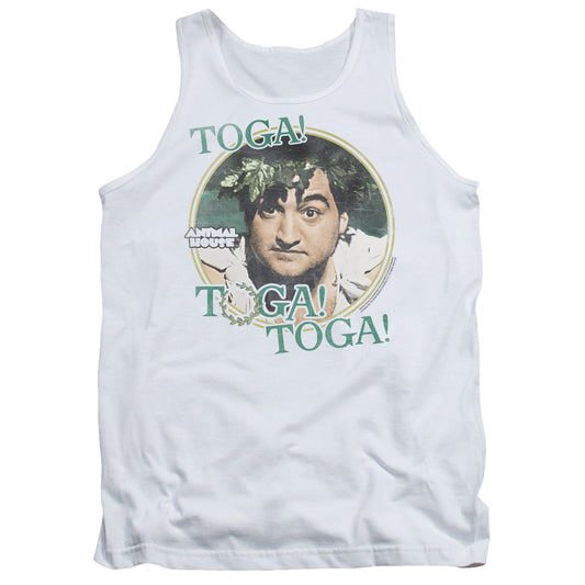 Animal House Toga Mens Tank Top Shirt White