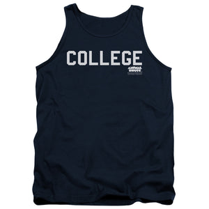 Animal House College Mens Tank Top Shirt Navy Blue