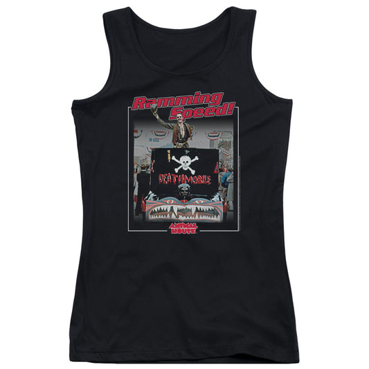 Animal House Ramming Speed Womens Tank Top Shirt Black