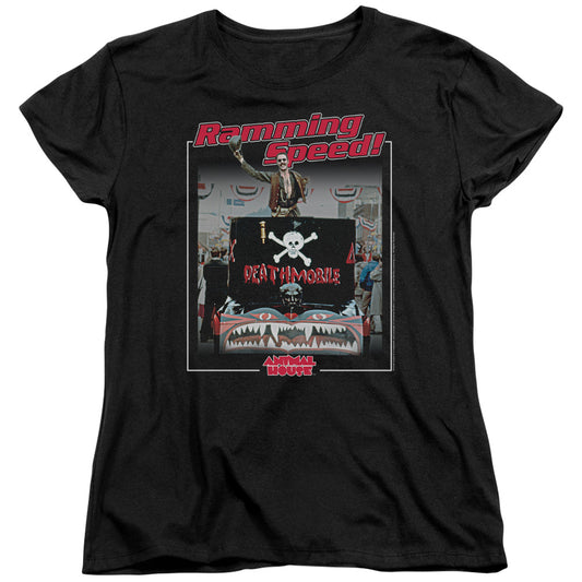 Animal House Ramming Speed Womens T Shirt Black