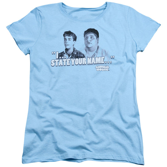 Animal House Pledges Womens T Shirt Light Blue