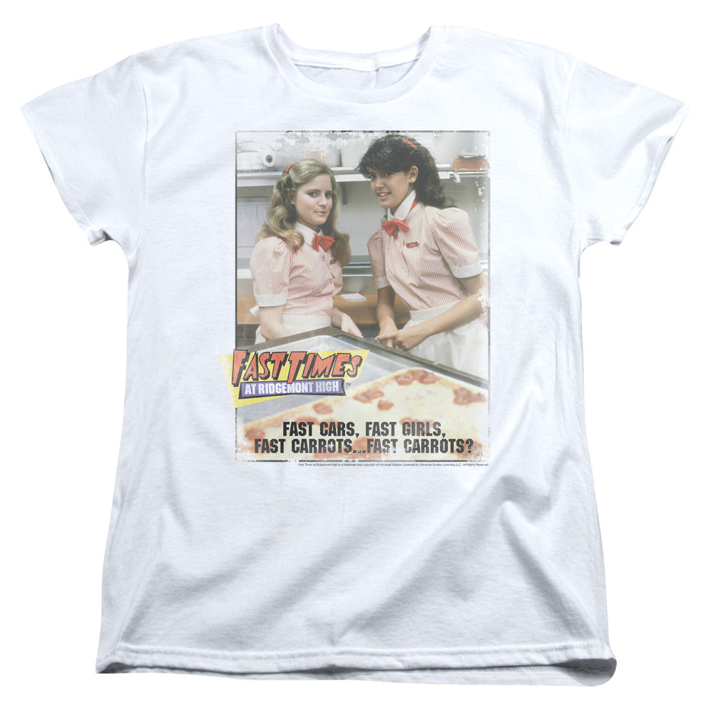 Fast Times at Ridgemont High Fast Carrots Womens T Shirt White