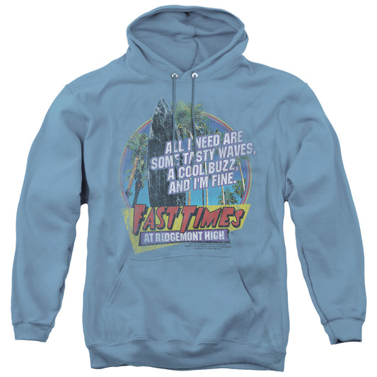 Fast Times at Ridgemont High Tasty Waves Mens Hoodie Carolina Blue