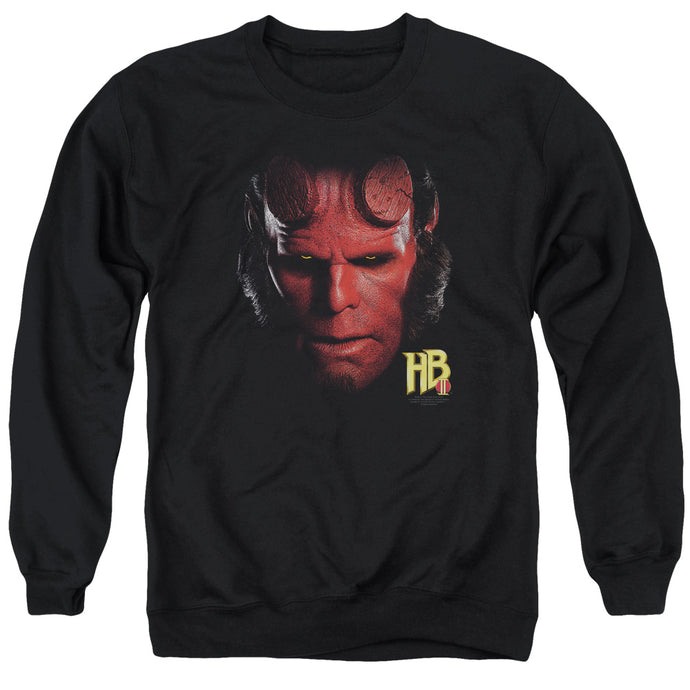 Hellboy II Hellboy Head Mens Crewneck Sweatshirt Black