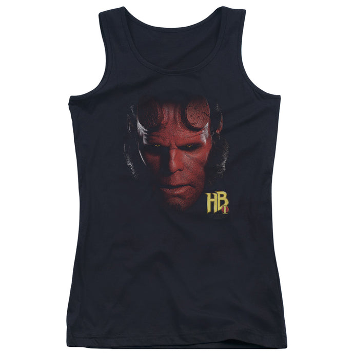 Hellboy II Hellboy Head Womens Tank Top Shirt Black