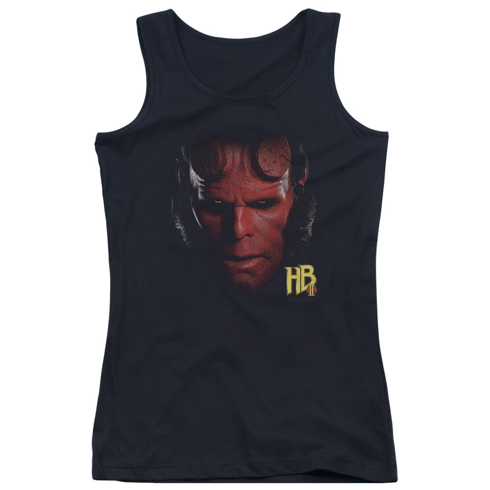 Hellboy II Hellboy Head Womens Tank Top Shirt Black