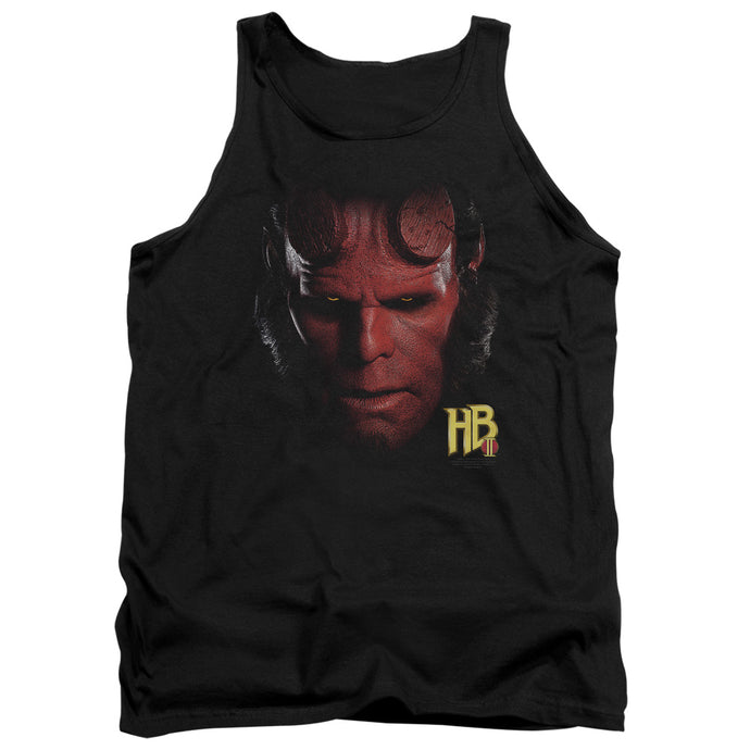 Hellboy II Hellboy Head Mens Tank Top Shirt Black