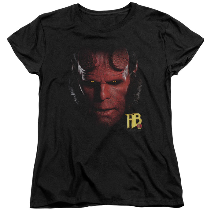 Hellboy II Hellboy Head Womens T Shirt Black