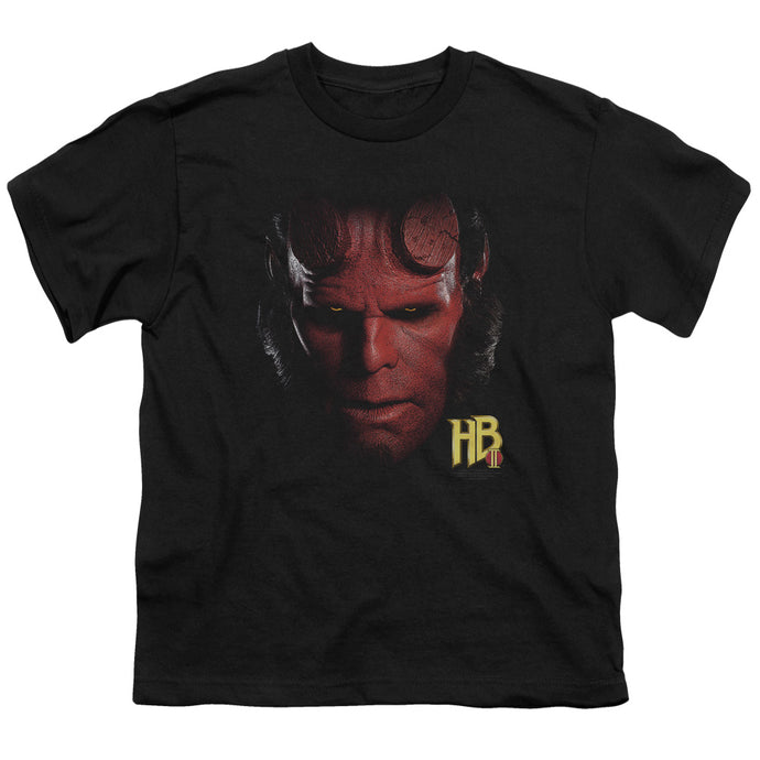 Hellboy II Hellboy Head Kids Youth T Shirt Black