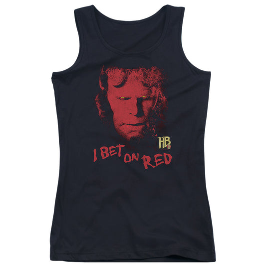 Hellboy II I Bet On Red Womens Tank Top Shirt Black