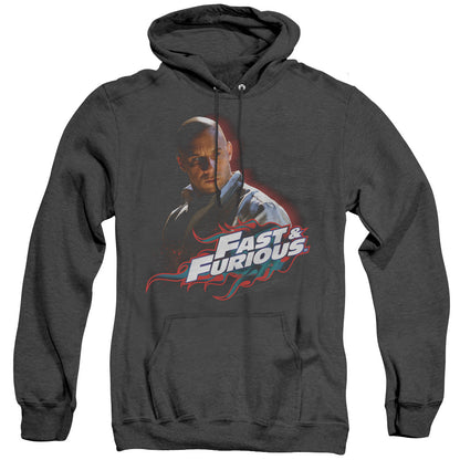 Fast And The Furious Toretto Mens Heather Hoodie Black Black