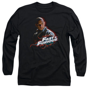 Fast And The Furious Toretto Mens Long Sleeve Shirt Black