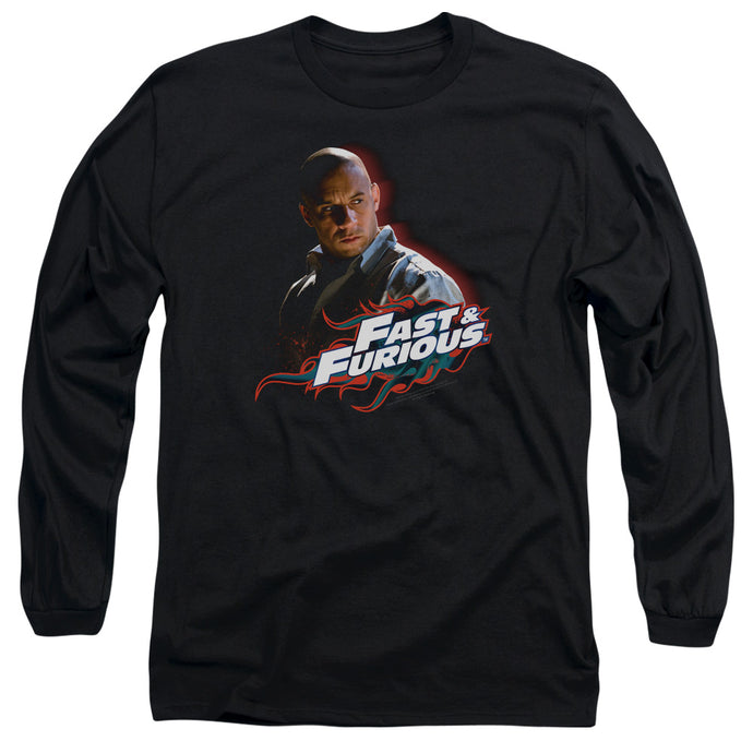 Fast And The Furious Toretto Mens Long Sleeve Shirt Black