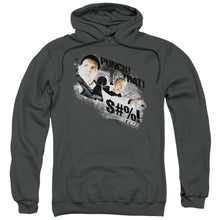 Load image into Gallery viewer, Hot Fuzz Punch That Mens Hoodie Charcoal