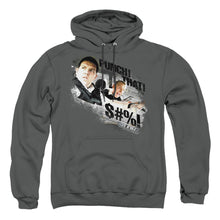 Load image into Gallery viewer, Hot Fuzz Punch That Mens Hoodie Charcoal