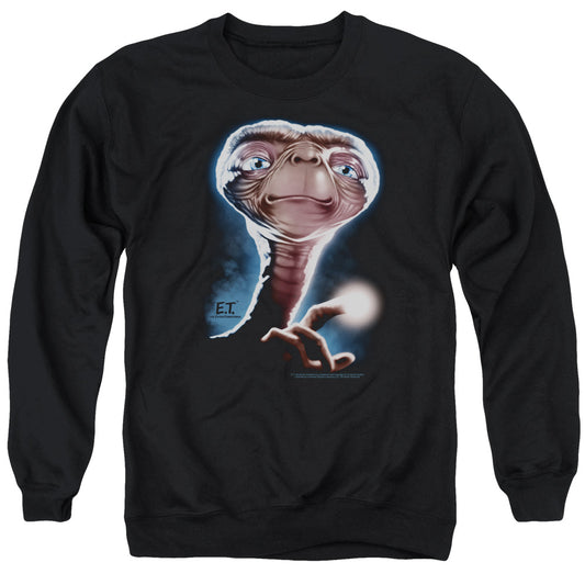 ET the Extra Terrestrial Portrait Mens Crewneck Sweatshirt Black
