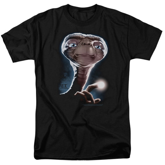 ET the Extra Terrestrial Portrait Mens T Shirt Black