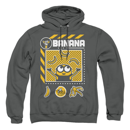 Minions Banana Icons Mens Hoodie Charcoal