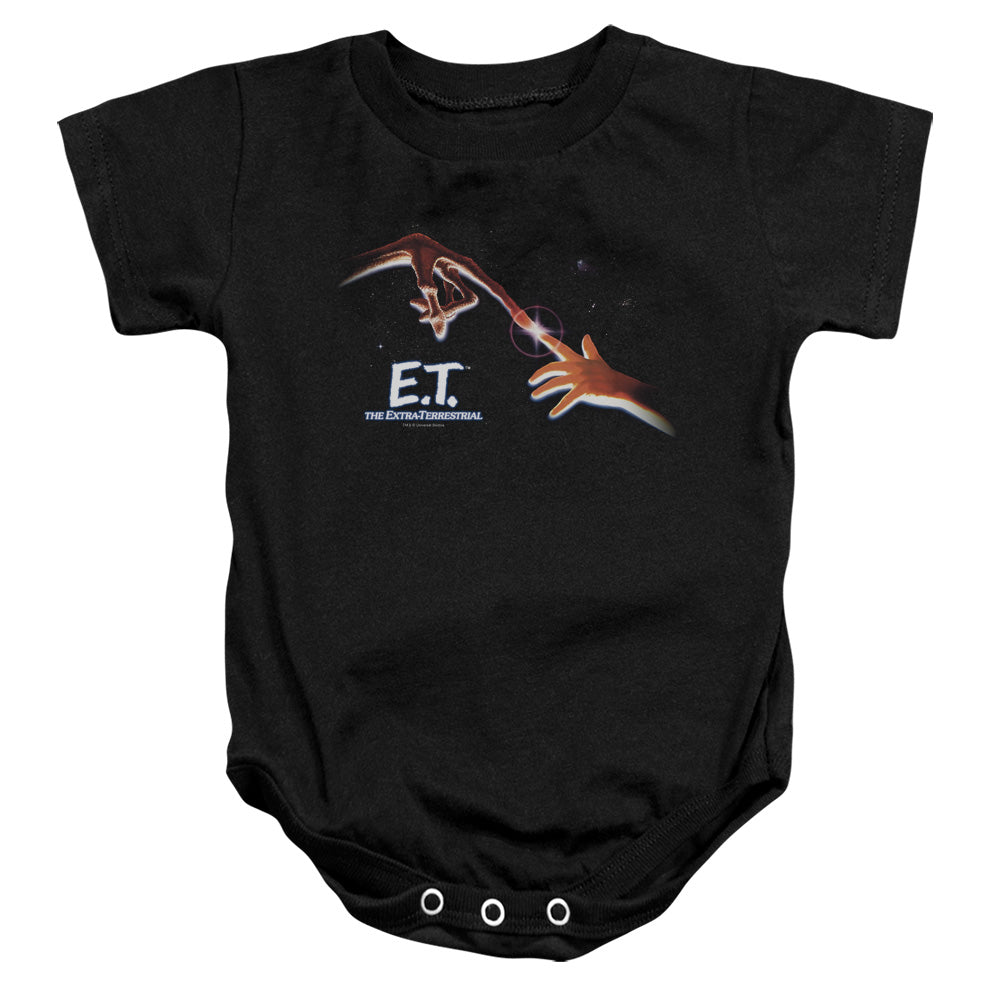 ET the Extra Terrestrial Poster Infant Baby Snapsuit Black