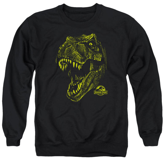 Jurassic Park Rex Mount Mens Crewneck Sweatshirt Black