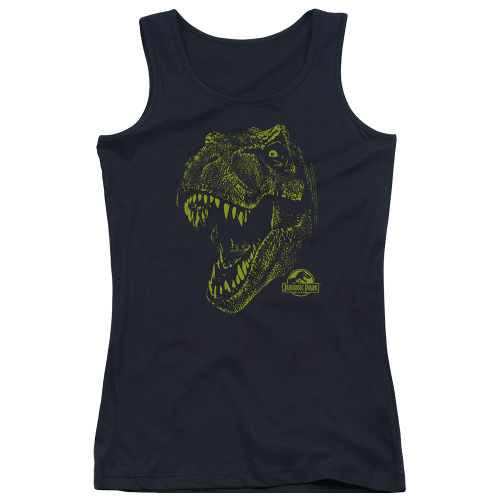 Jurassic Park Rex Mount Womens Tank Top Shirt Black