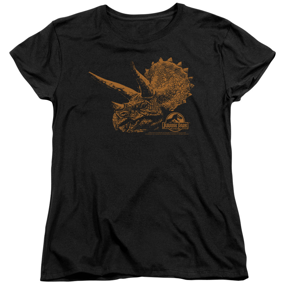 Jurassic Park Tri Mount Womens T Shirt Black