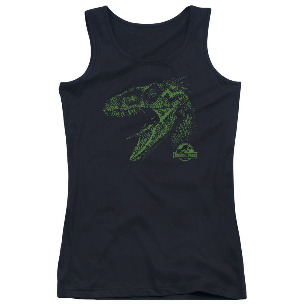 Jurassic Park Raptor Mount Womens Tank Top Shirt Black