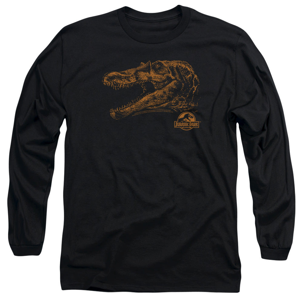 Jurassic Park Spino Mount Mens Long Sleeve Shirt Black