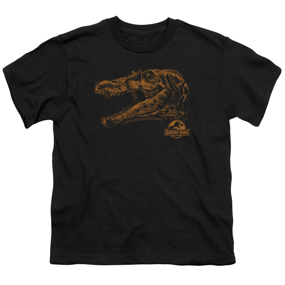 Jurassic Park Spino Mount Kids Youth T Shirt Black