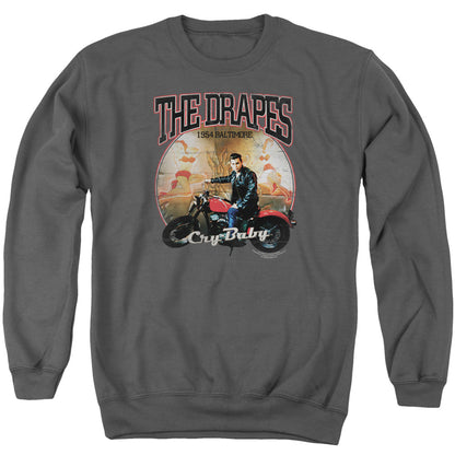 Cry Baby Drapes Mens Crewneck Sweatshirt Charcoal