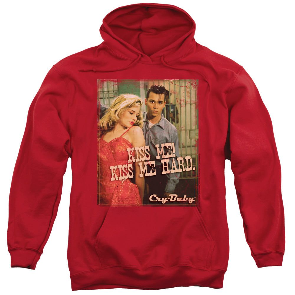 Cry Baby Kiss Me Mens Hoodie Red