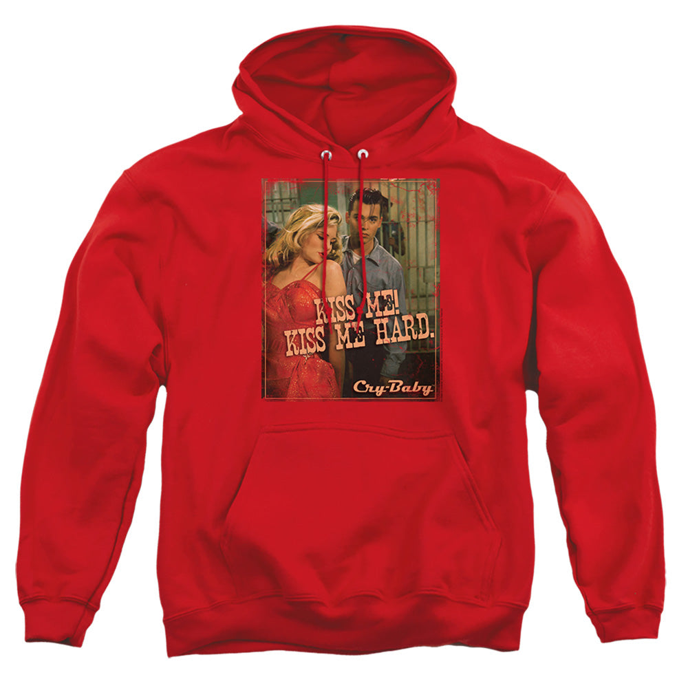 Cry Baby Kiss Me Mens Hoodie Red