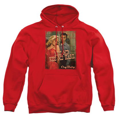 Cry Baby Kiss Me Mens Hoodie Red