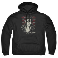 Load image into Gallery viewer, Cry Baby Drapes And Squares Mens Hoodie Black